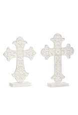 Distressed Cross on Stand 4427927