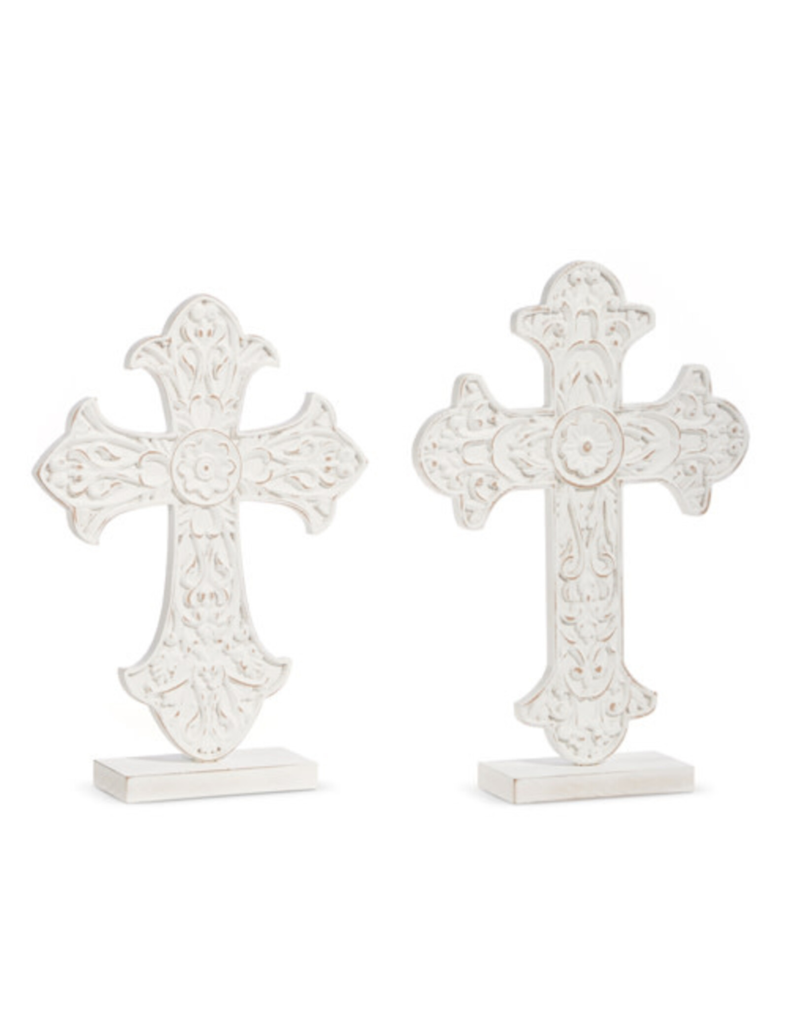 Distressed Cross on Stand 4427927