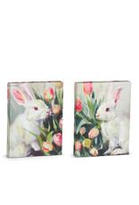 8" Tulip Rabbit Wall Art 2 Styles, each 4557313