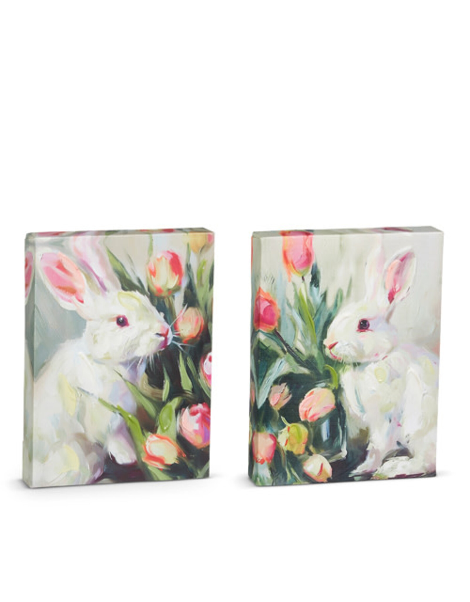 8" Tulip Rabbit Wall Art 2 Styles, each 4557313