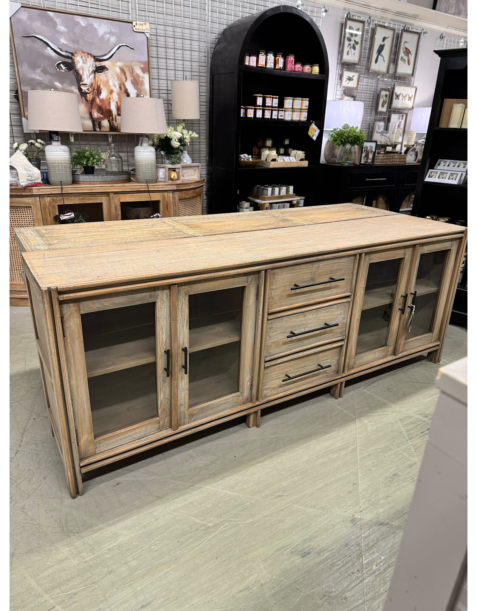 CAB400 Savannah Sideboard 86.6x18.1x33.1"H