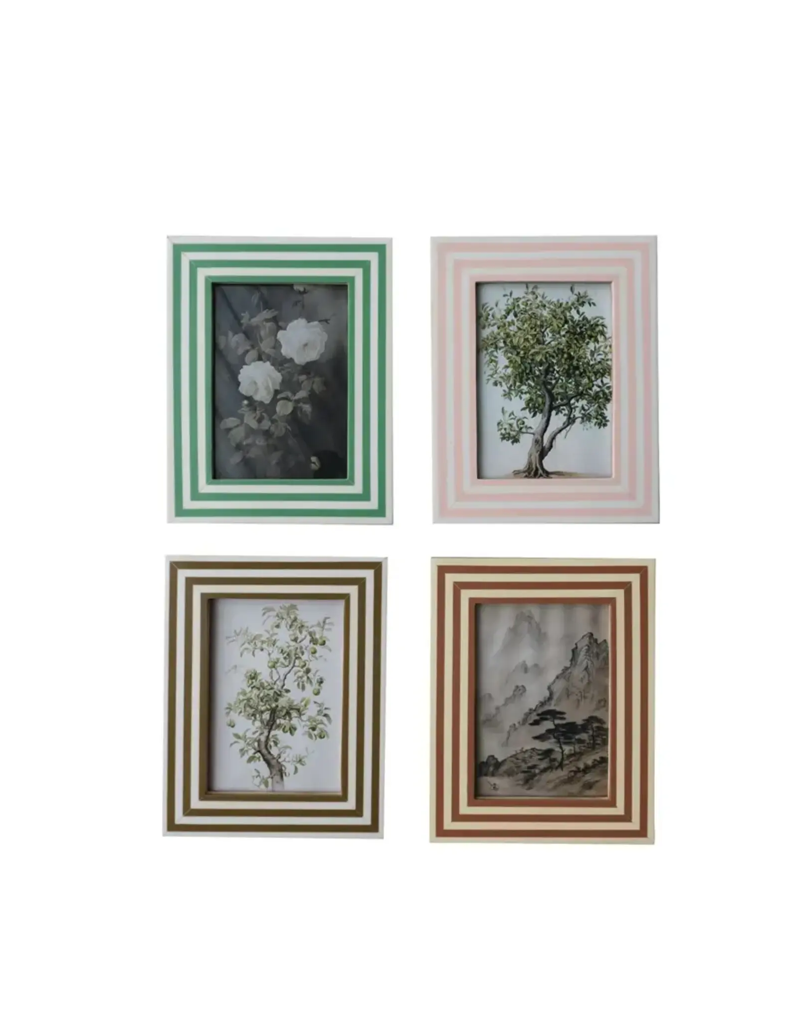 Photo Frame w/ Stripes 4 styles, each DF9516A