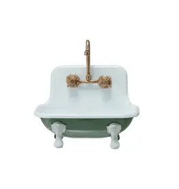 Mtl Sink Soap Dish Grn/Gold DF9747