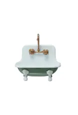 Mtl Sink Soap Dish Grn/Gold DF9747
