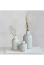 Stoneware Vase Grey DF9860