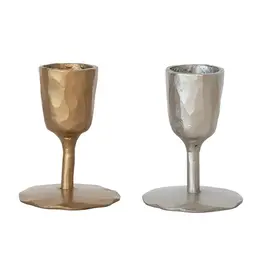 hand Forged Cast Iron Taper Holder 2 finishes, each DG0188A