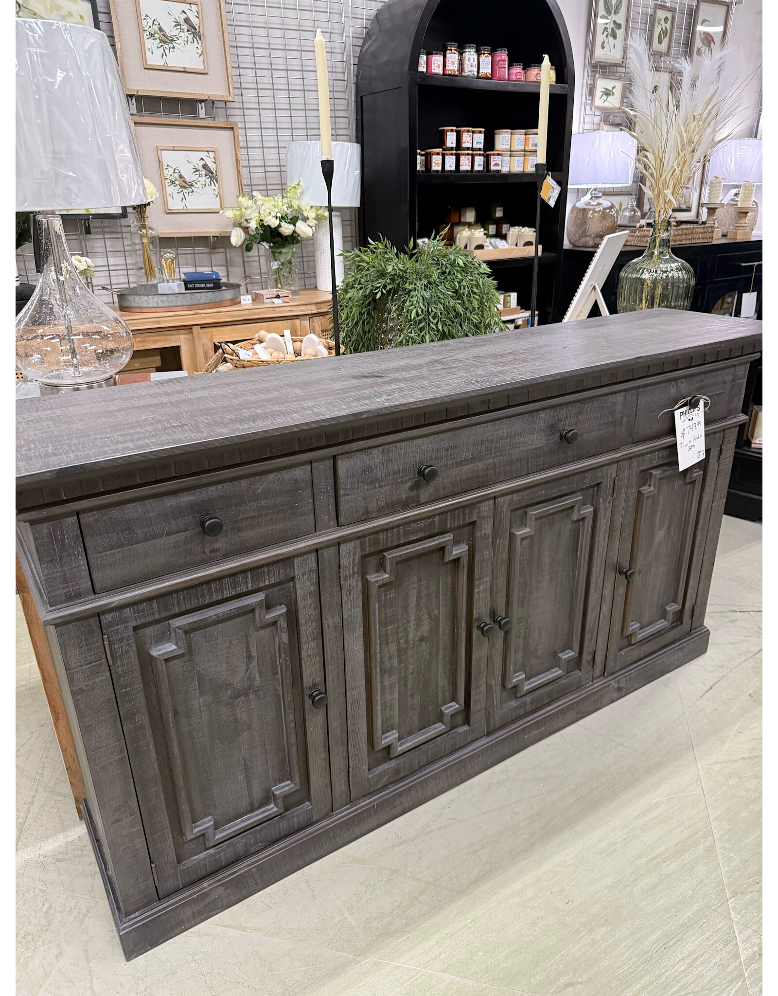 COM 180 Westfield 4 Dr Console 71x16x38