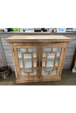 CAB1772 Magnolia Curio 42.5x17.7x39.7"H