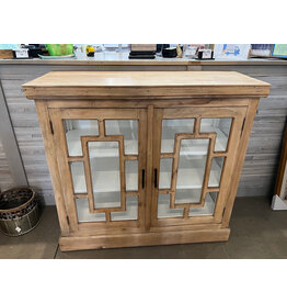 CAB1772 Magnolia Curio 42.5x17.7x39.7"H