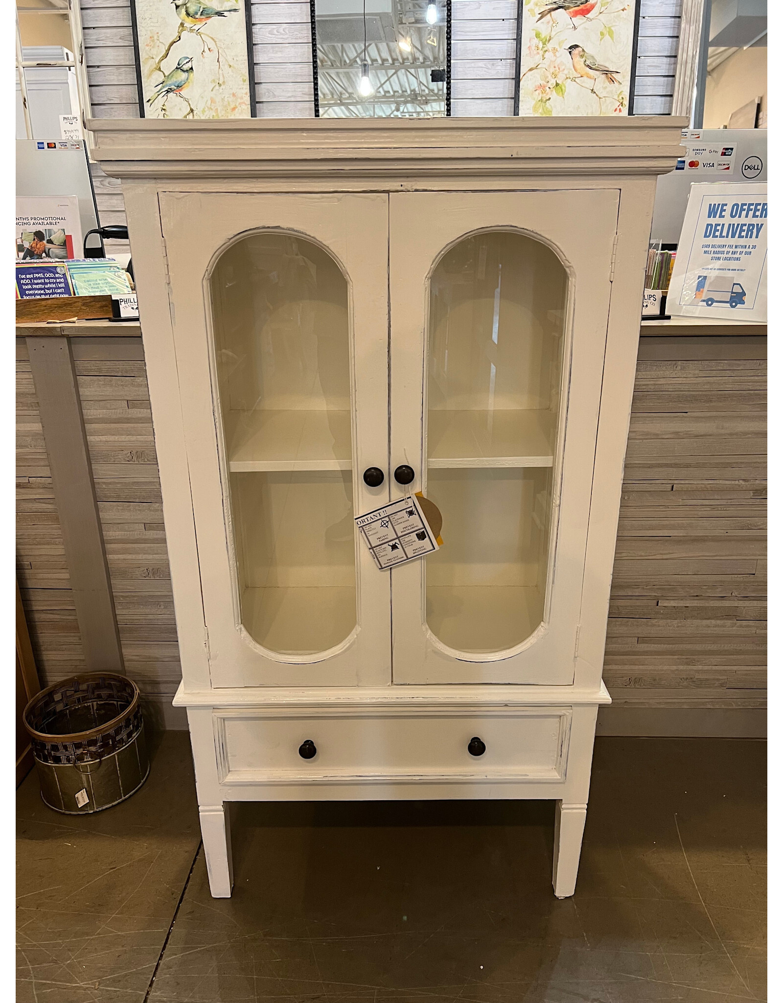 CAB382 Greenwich Accent Cabinet 31.5x15.7x55.1"H