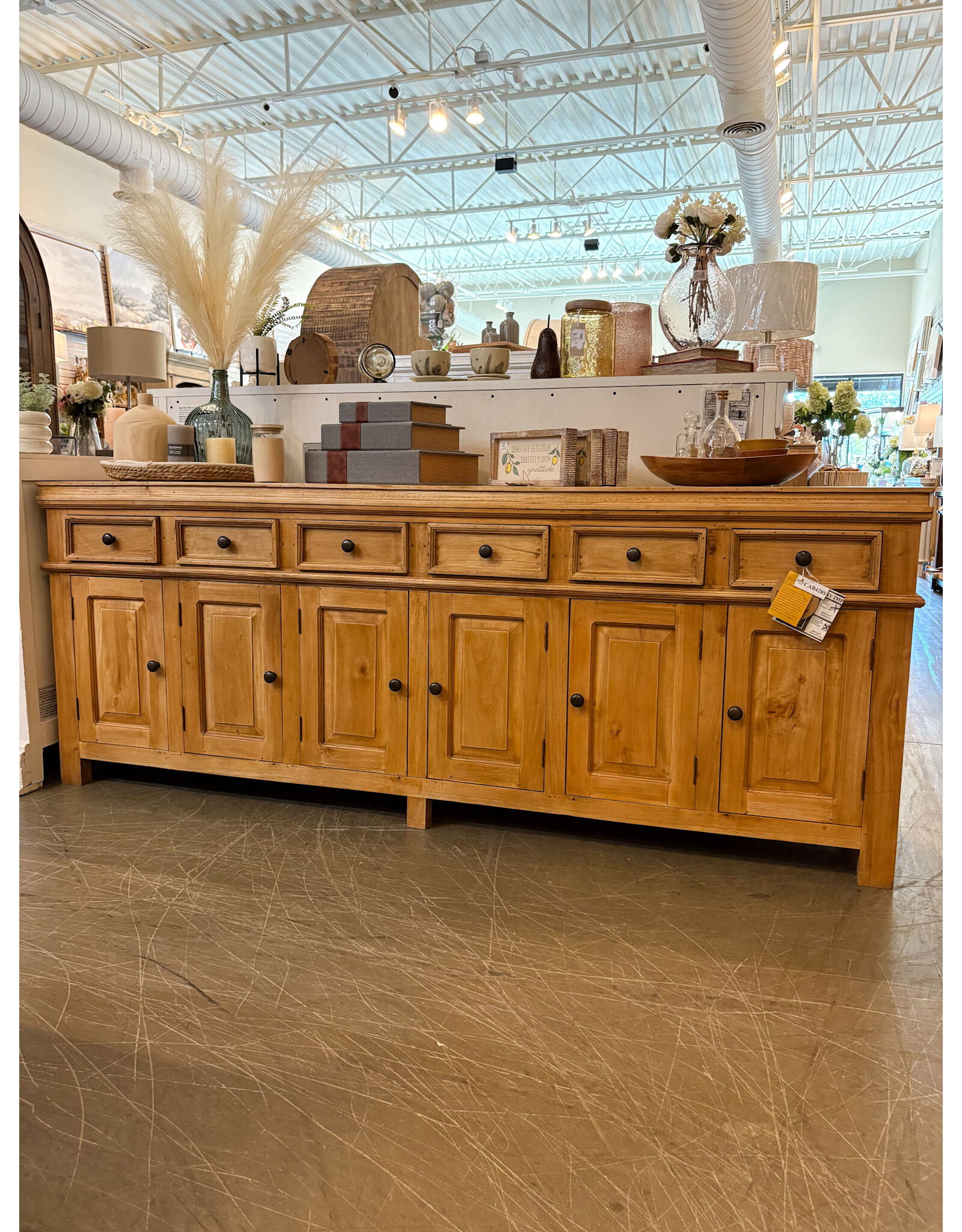 CAB428 Chelsa Credenza 83.2x18.1x33.1"H