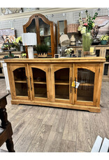 CAB349 Glazed Credenza 4GD w/Bar Handle 72x16.8x38.2"H