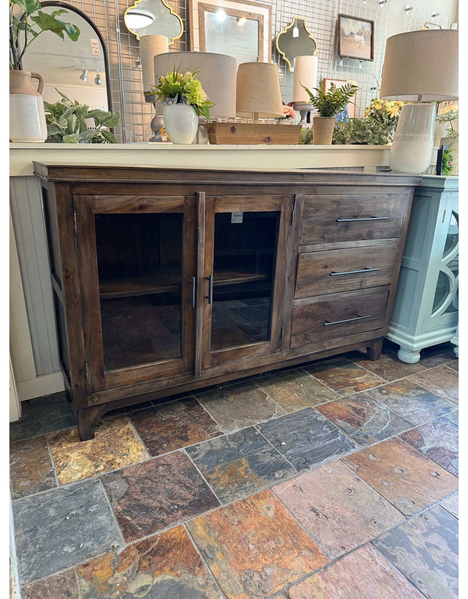 CAB391 Phoenix Credenza 65x15x38.6"H