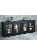 CAB631 Fairbanks Credenza 4GD w/Adj Shelf 83.8x16.8x31.8"H