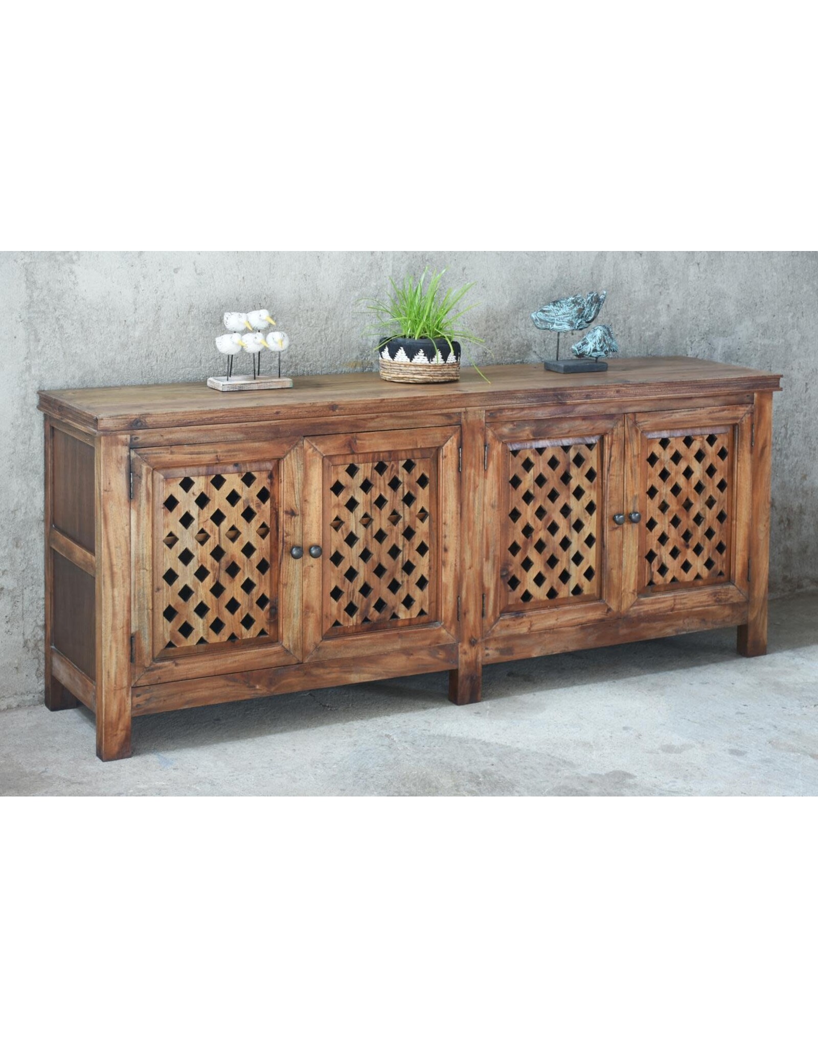 CAB630 Craft Sideboard 4 Drs w/Adj Shelf 79.1x18.1x33.1"