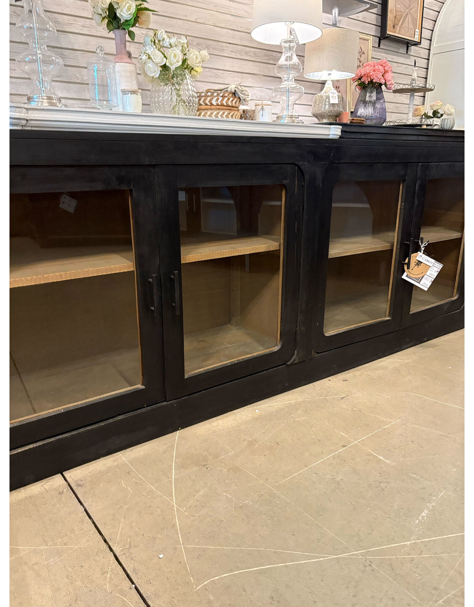 CAB631 Fairbanks Credenza 4GD w/Adj Shelf 83.8x16.8x31.8"H