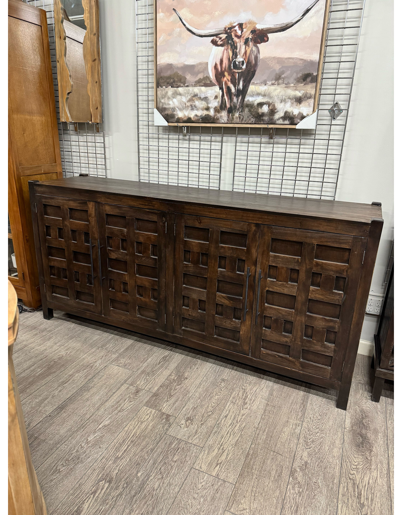 CAB638 Scottsboro Credenza 4 Doors 79.8x20.1x38.2"H