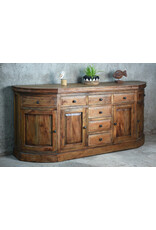 CAB641 Huntsville Credenza 4Doors 8Drw w/RG 81.5x18.8x36.2"H