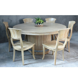 TAB372 Manchester Dining Table 62.2x62.2x29.8"H