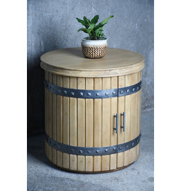 TAB374 Manchester End Table 2Doors 24x24x25.2"H