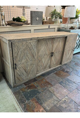 CAB539 Sliding Diamond Sdbd 4drs 78.7x20.1x38.2"H