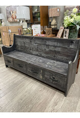 BAN 300 Bench w Drawers  72x19x36