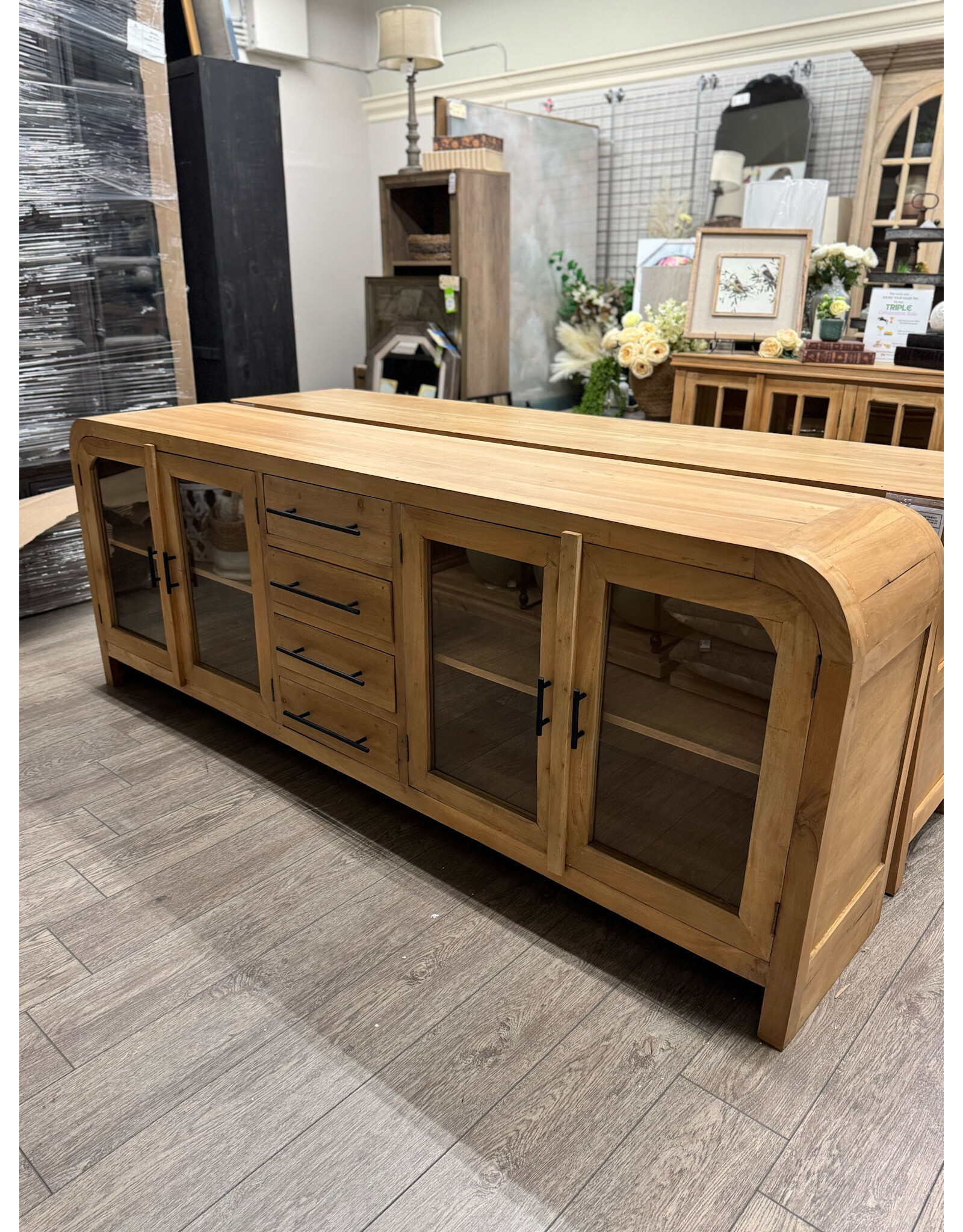 CAB619 Soho Credenza 89x18.1x33.8"H