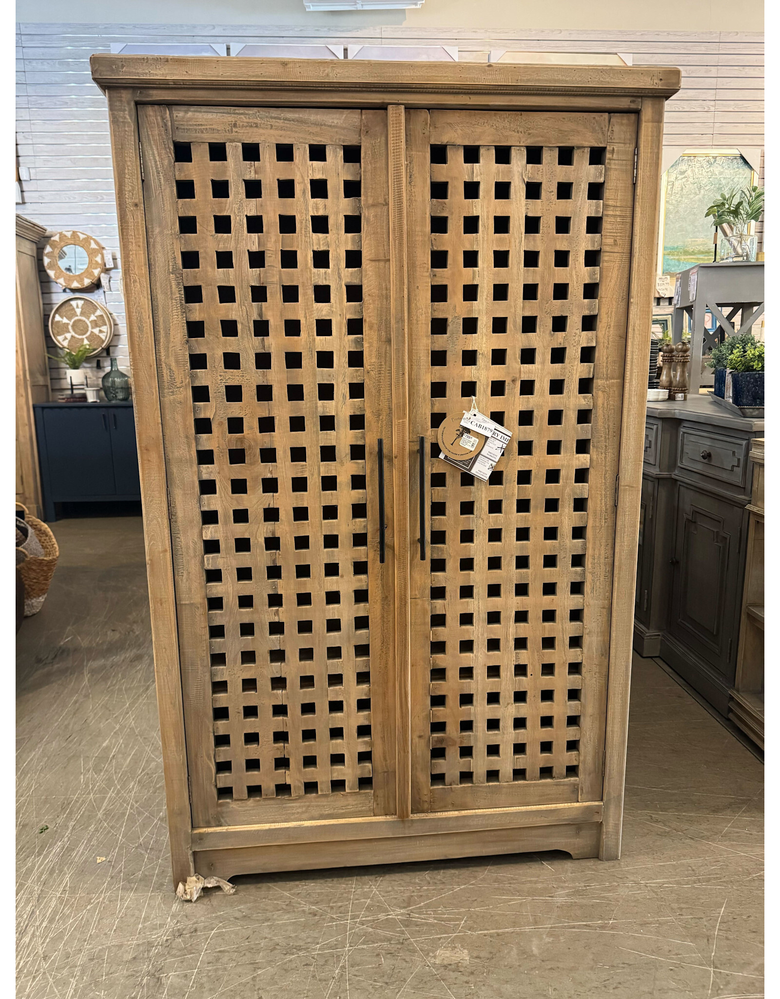 CAB1879 Bristol Armoire 2Doors w/Adj Shelf 41x20.1x64.1"H