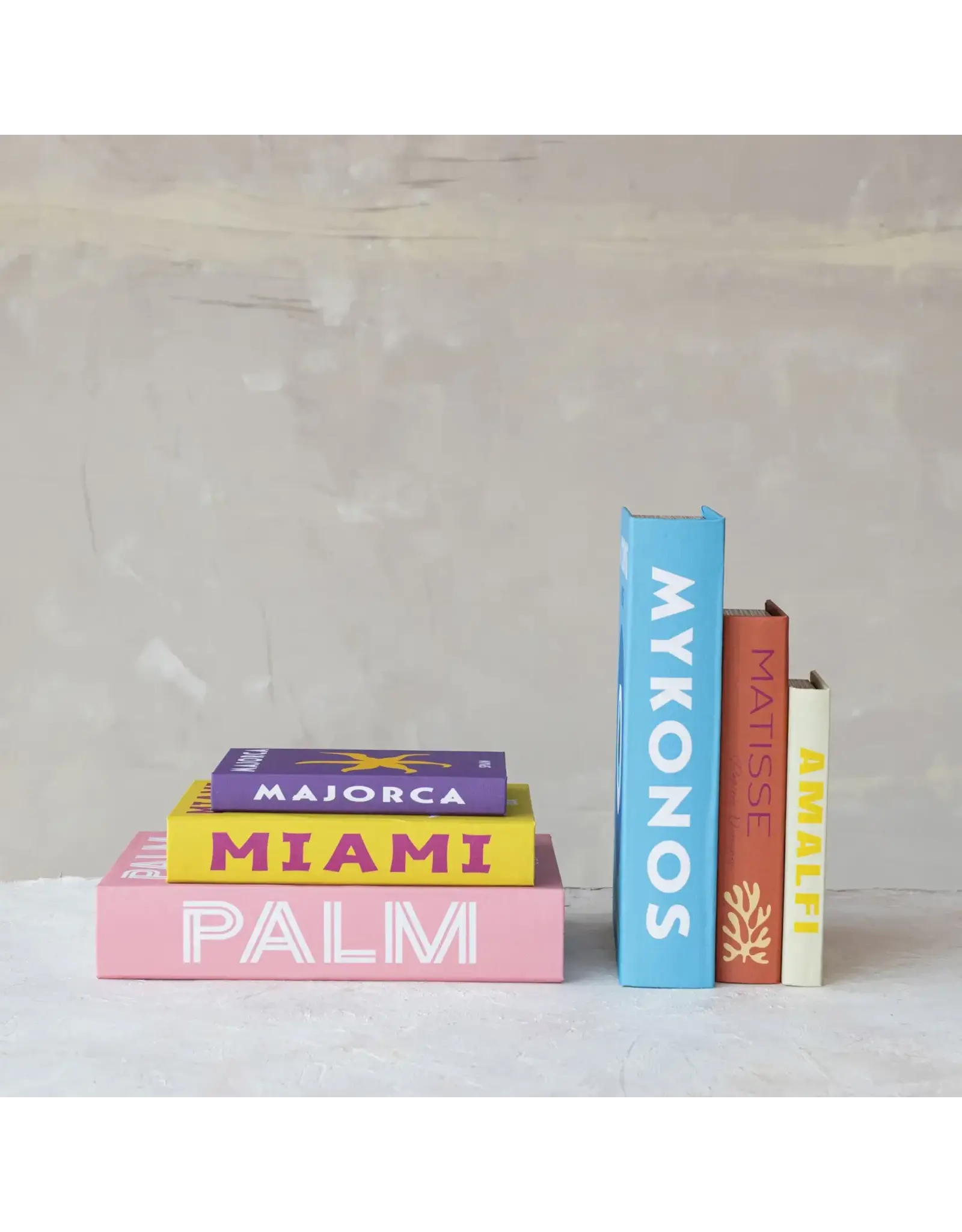 MDF/Canvas Book Storage Box 2 Styles, each  DG0525A