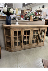 CAB930 Glazed Display Crednza 4GD Bar Handles 70.8x15.7x35.3"H