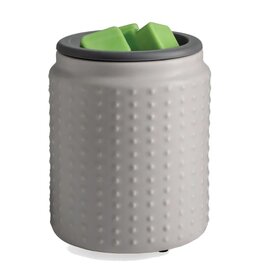 Gray Hobnail Flip Dish Wax Warmer WWGHB