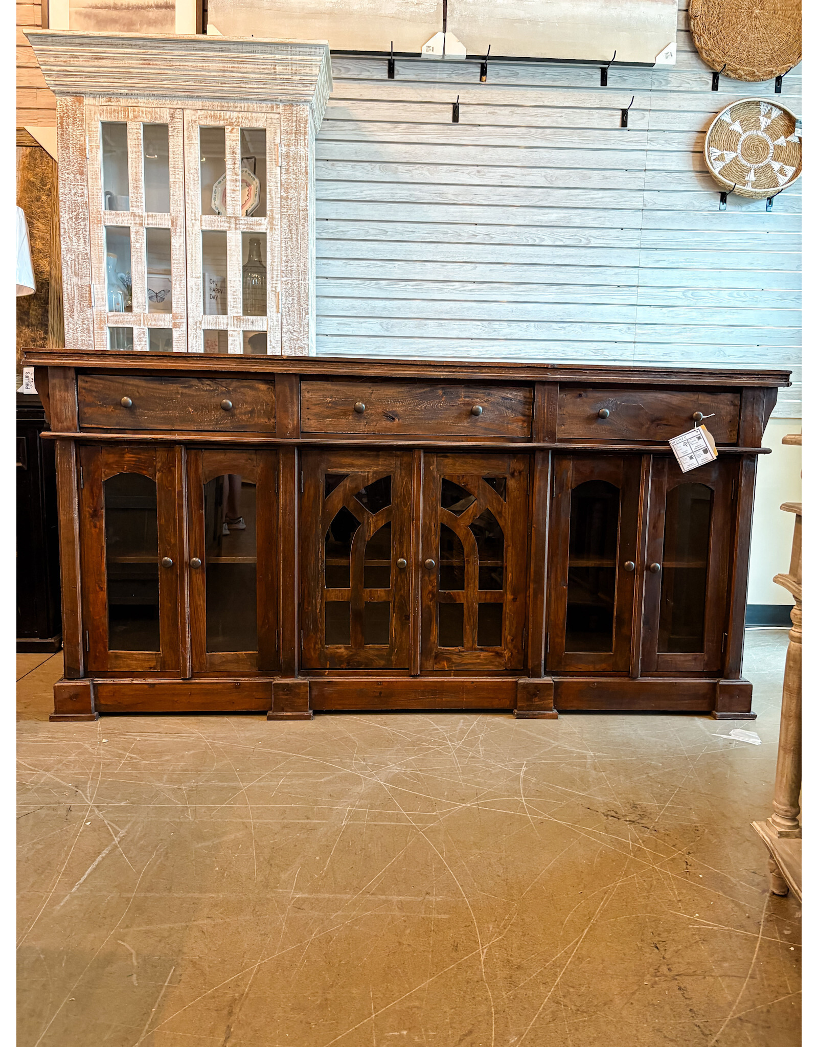 CAB365 Oversized Credenza 6GD 3drw w/RG 86.6x22x42.1"H