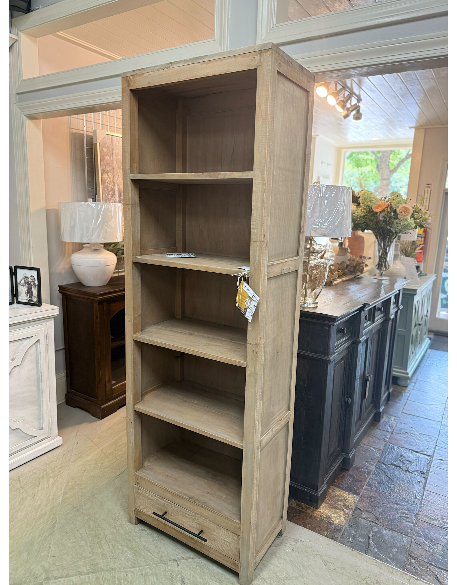 CAB1830 Waldorf Large Library 27.5x15.7x82.6"H