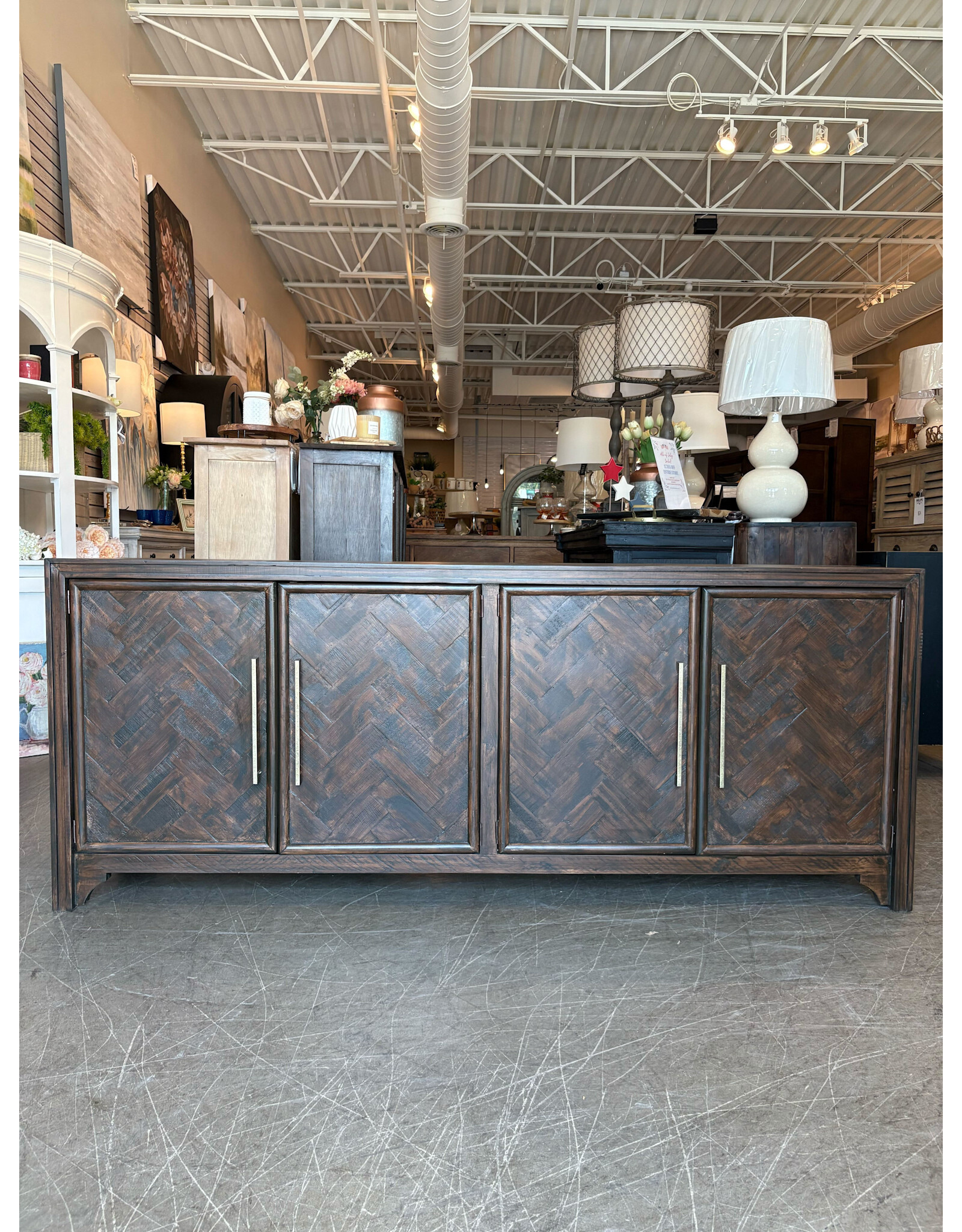 COM 2501 Dallas 4 DR Console 79x18.25x32