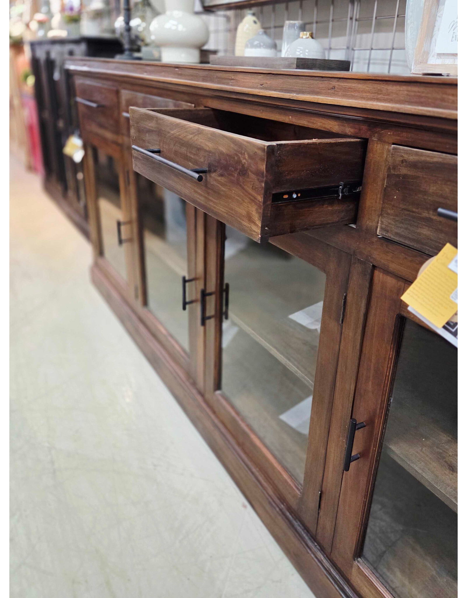 CAB625 American Glz Credenza 98.8x17.7x44.1"H