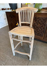 CHA036 Barstool 17.7x16.7x42.7"H Driftwood
