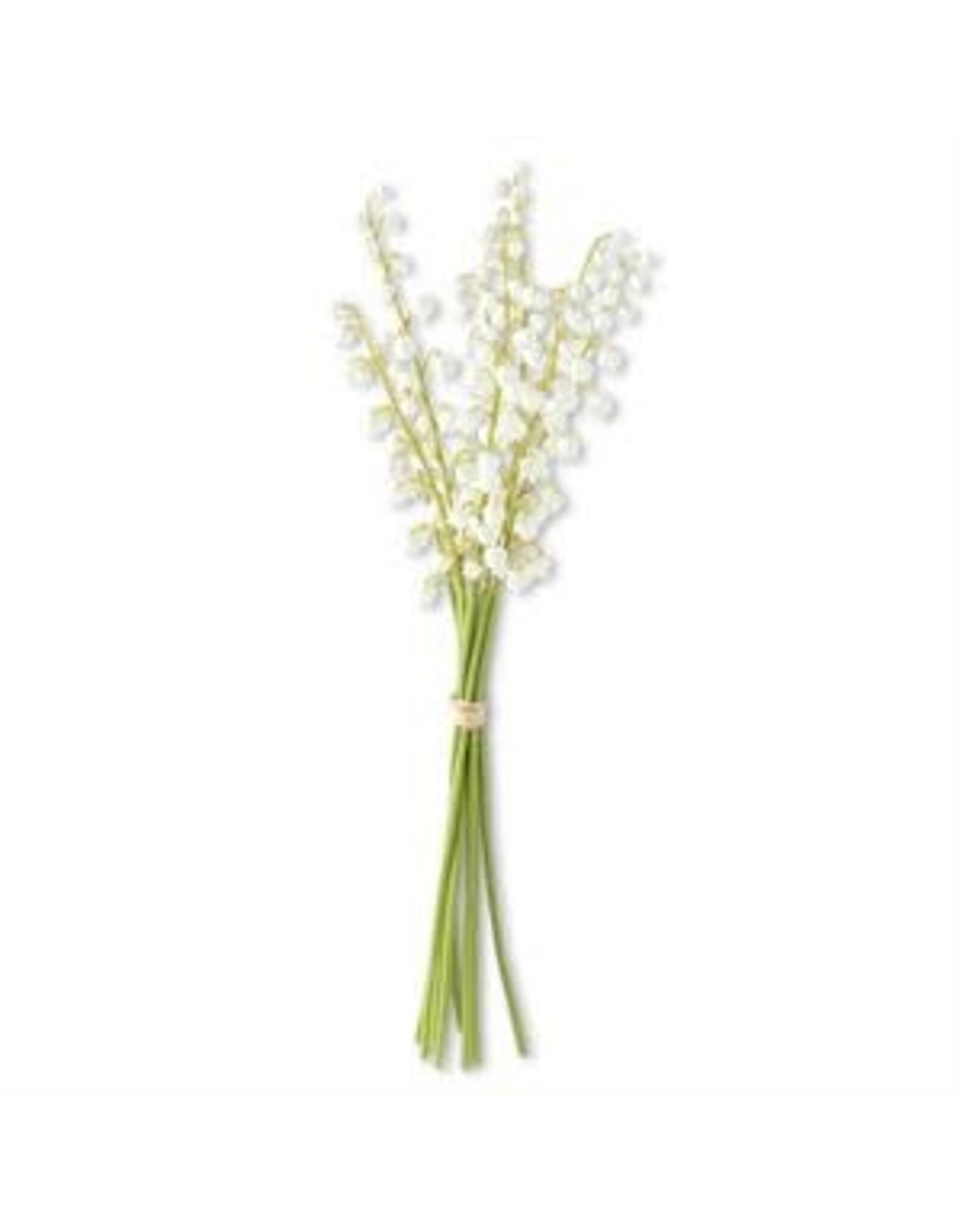 17 Inch White Real Touch Lily of The Valley Bundle 17308A