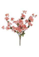 25 Inch Coral Peach Blossom Bush 17790A-CO