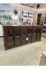 Com 38 6 Dr Glass Front Cabinet 99x18x43
