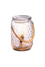 Vintage Bulb Illumination Fragrance Warmer Hobnail & Rope EBHBR