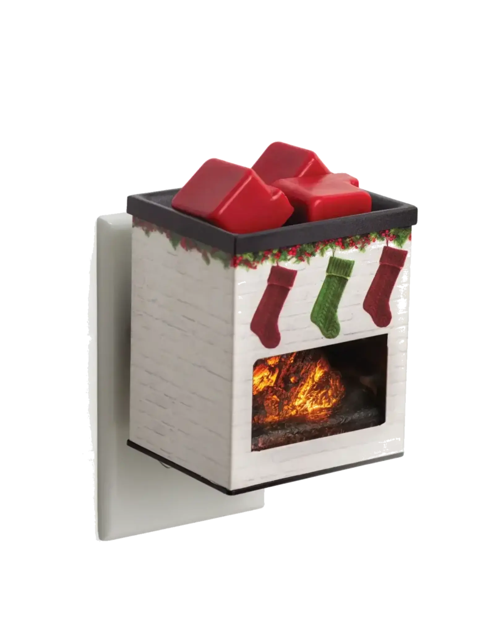 Pluggable Fragrance Warmer Holiday Fireplace P2CRS