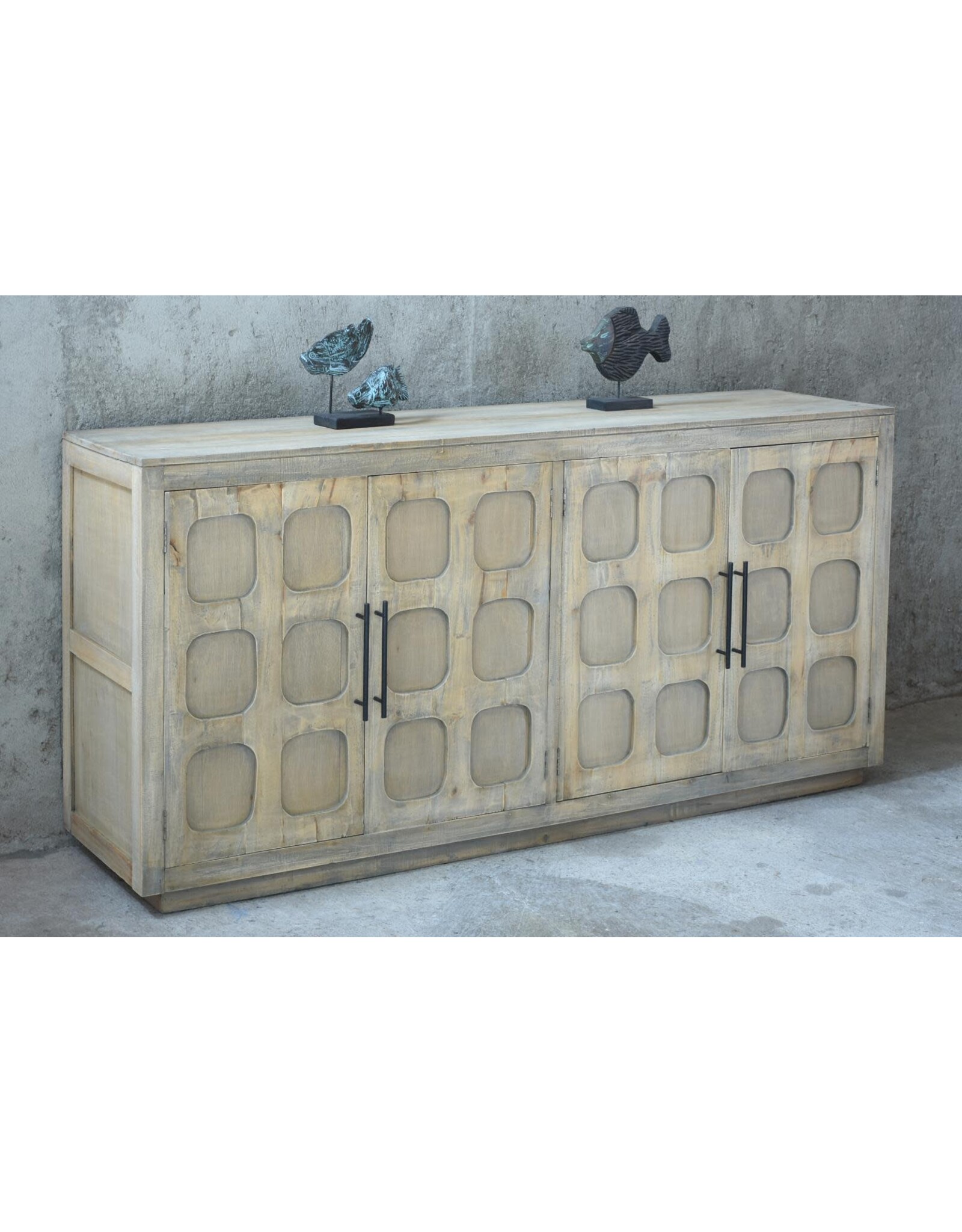 CAB613 Jasper Credenza 4 Doors 76x17.7x37"H
