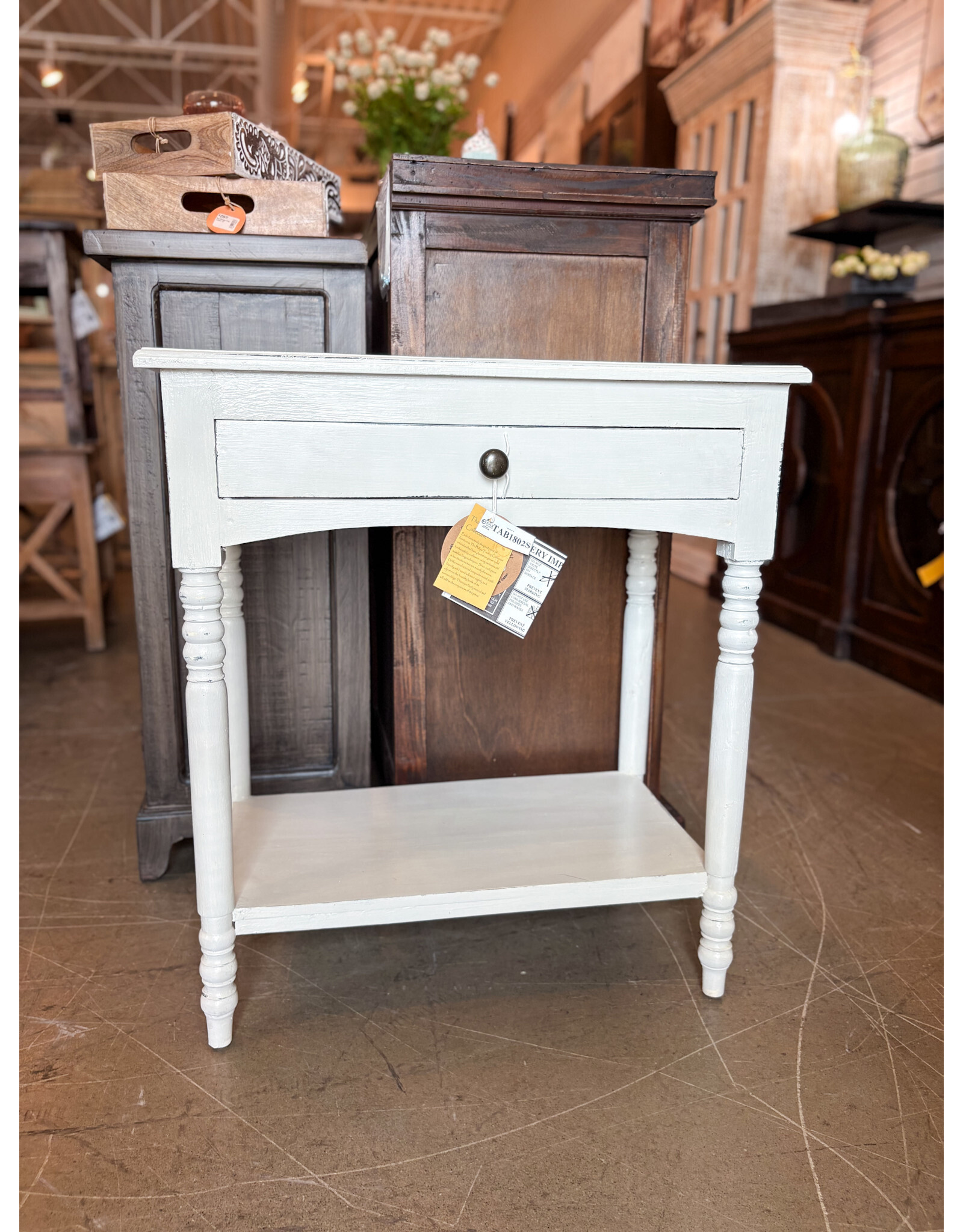 TAB1802 Table 1Drwr 1Shelf 28.2x16.2x31.4"H