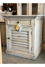 CHE325 Shutter End Table 27.5x20x30.75