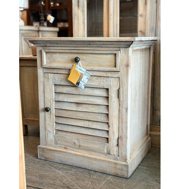 CHE325 Shutter End Table 27.5x20x30.75