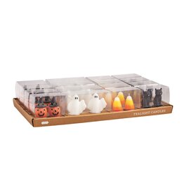 Halloween Tea Light Set  of 2...4 styles, each 49800287