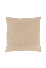 Embroidered Fall Leaf Pillow - Down Filled