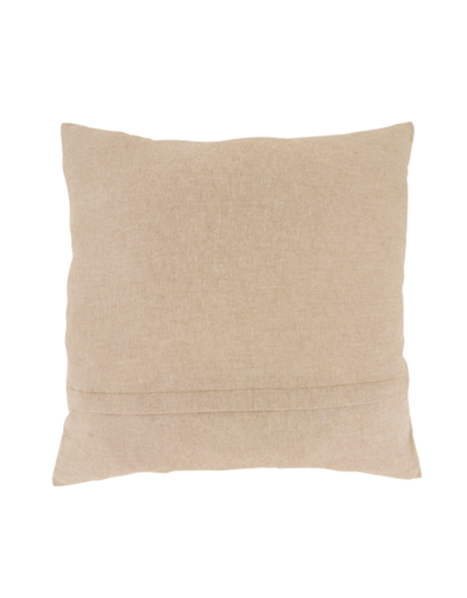 Embroidered Fall Leaf Pillow - Down Filled