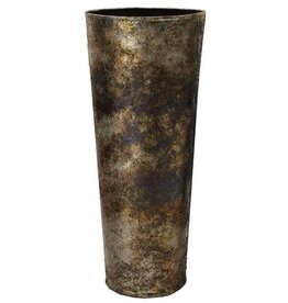 12.25"H X 5"DIA IRON VASE