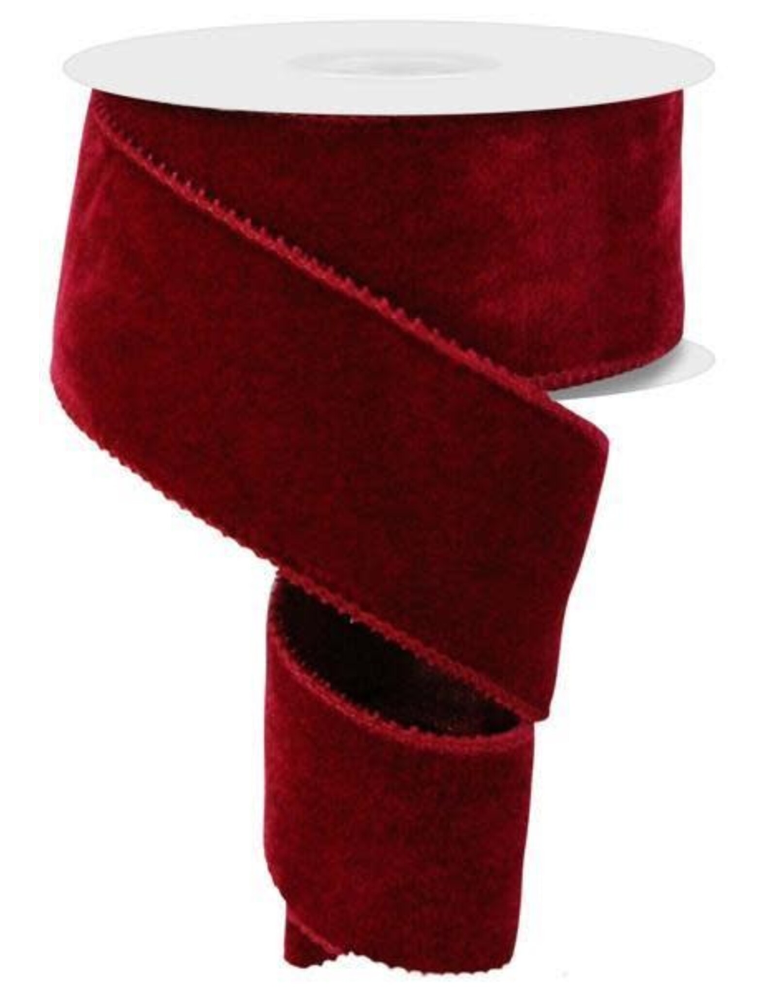 2.5"X10YD DELUXE VELVET/SATIN BACK